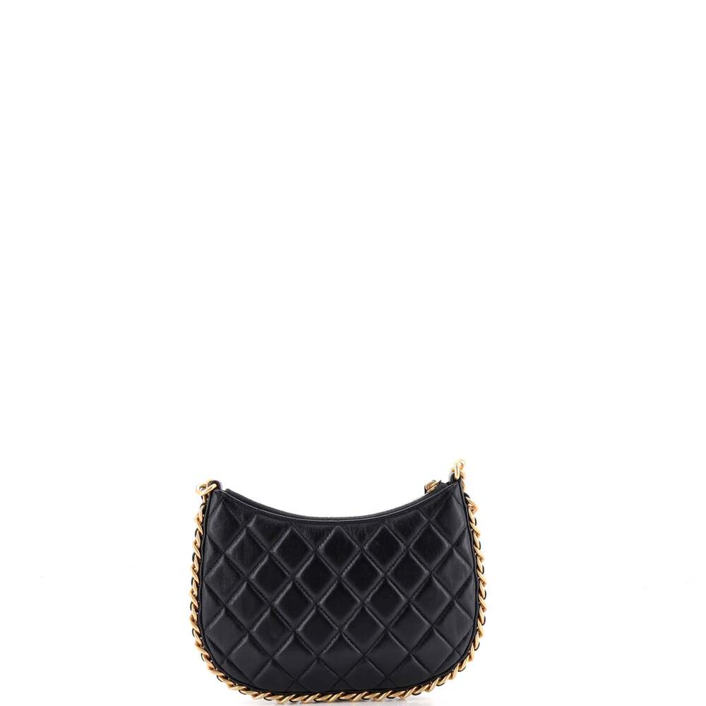 Chanel Cc Chain Around Hobo Quilted #258302C49B - Picture 3 of 6